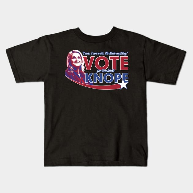 Vote Knope Kids T-Shirt by ZZDeZignZ